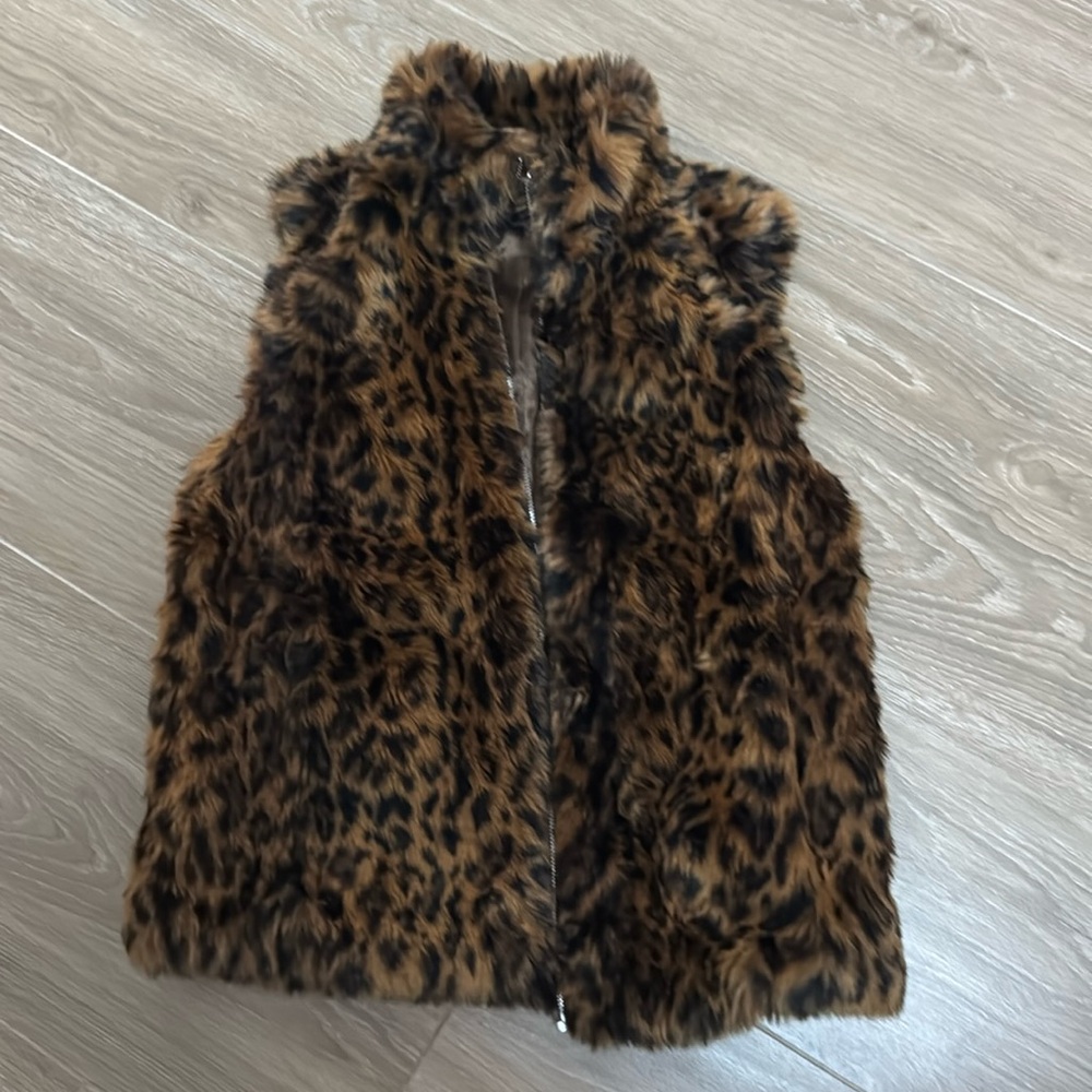 Jcrew fluffy vest